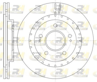 Тормозной диск ROADHOUSE 61137.10