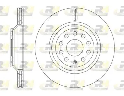 Тормозной диск ROADHOUSE 6117210