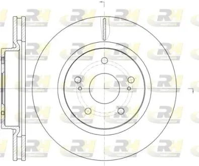 Тормозной диск ROADHOUSE 6121210