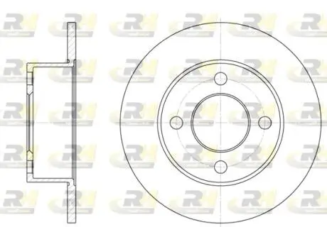 Тормозной диск ROADHOUSE 612200
