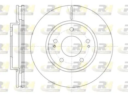 Тормозной диск ROADHOUSE 6122910