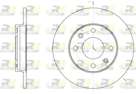 Тормозной диск ROADHOUSE 613000