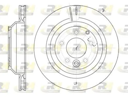 Диск гальмівний задній, 358mm q7/touareg/cayenne 02- ROADHOUSE 61302.10