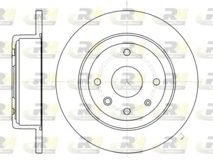 Тормозной диск ROADHOUSE 6132100