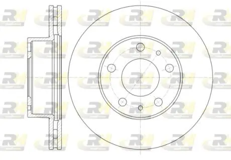 Тормозной диск ROADHOUSE 6135110