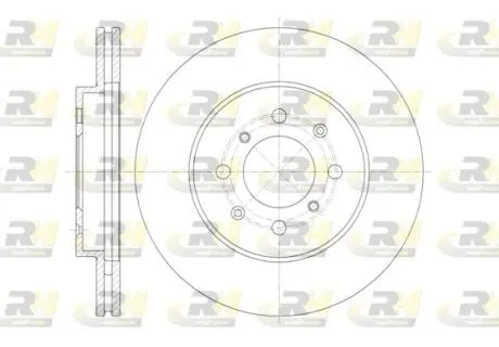 Тормозной диск ROADHOUSE 6135710