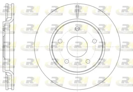 Тормозной диск ROADHOUSE 6139310