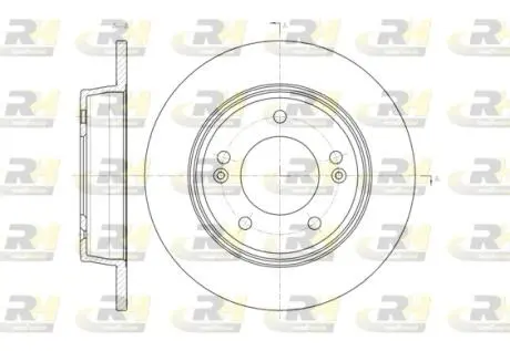 Тормозной диск ROADHOUSE 6143500