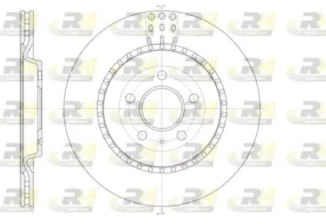 Тормозной диск ROADHOUSE 6149210