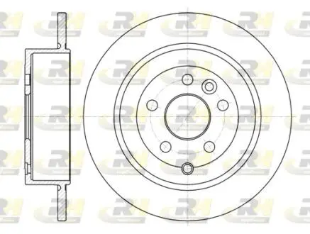 Тормозной диск ROADHOUSE 6151600