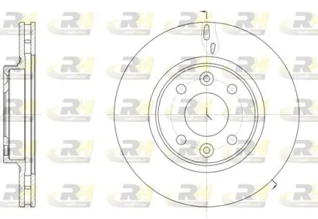 Тормозной диск ROADHOUSE 6153510