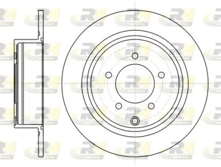 Тормозной диск ROADHOUSE 6155400