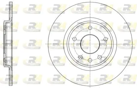 Тормозной диск ROADHOUSE 6155900