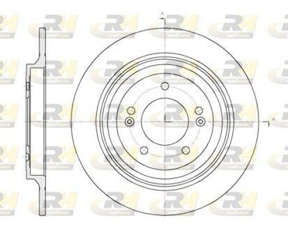 Тормозной диск ROADHOUSE 61780.00 (фото 1)