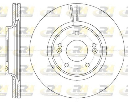 Гальмівний диск ROADHOUSE 61781.10