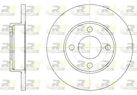 Тормозной диск ROADHOUSE 618100