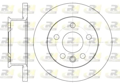Тормозной диск ROADHOUSE 641400