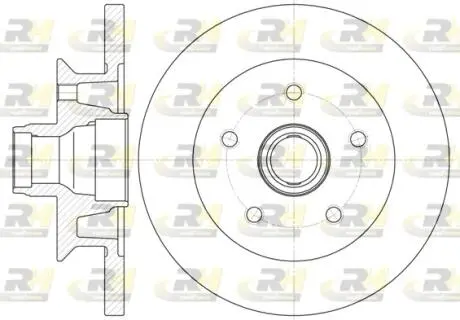 Тормозной диск ROADHOUSE 641500