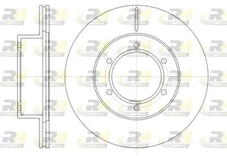 Тормозной диск ROADHOUSE 649710