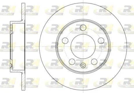 Тормозной диск ROADHOUSE 654700