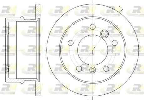 Тормозной диск ROADHOUSE 656500