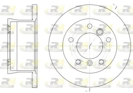 Тормозной диск ROADHOUSE 656600