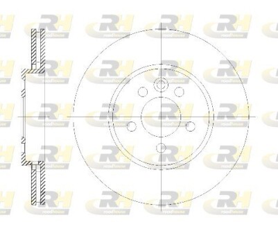 Тормозной диск ROADHOUSE 661410