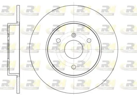 Тормозной диск ROADHOUSE 661700