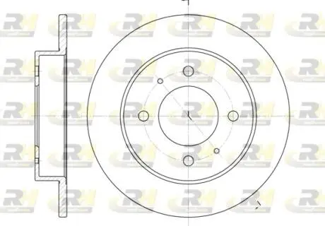 Тормозной диск ROADHOUSE 6627.00