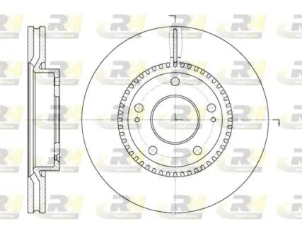 Тормозной диск ROADHOUSE 666310