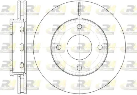 Тормозной диск ROADHOUSE 668010