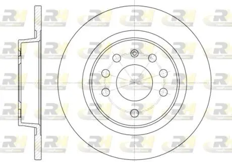 Тормозной диск ROADHOUSE 668800