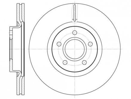 Тормозной диск ROADHOUSE 671110 (фото 1)