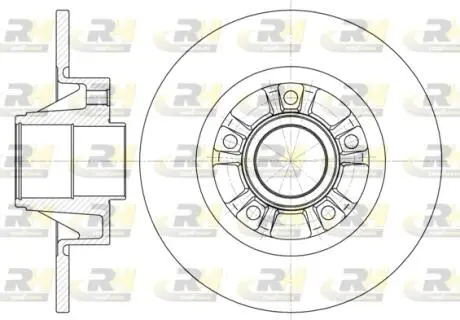 Тормозной диск ROADHOUSE 673300