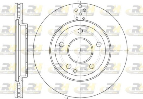 Гальмівний диск ROADHOUSE 6748.10