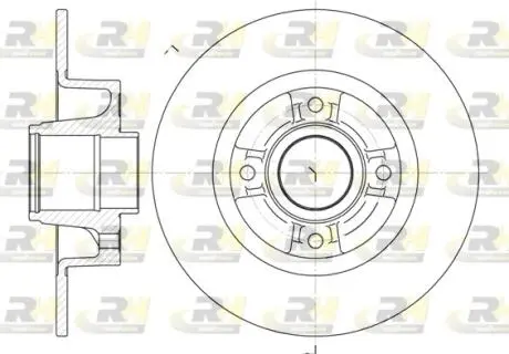 Тормозной диск ROADHOUSE 675000