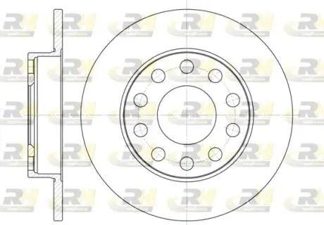 Тормозной диск ROADHOUSE 675300