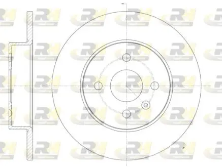 Тормозной диск ROADHOUSE 678900