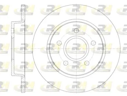 Тормозной диск ROADHOUSE 684600