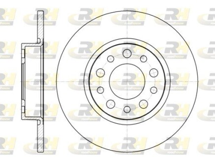 Гальмівний диск ROADHOUSE 6967.00 (фото 1)
