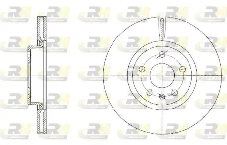 Тормозной диск ROADHOUSE 697210
