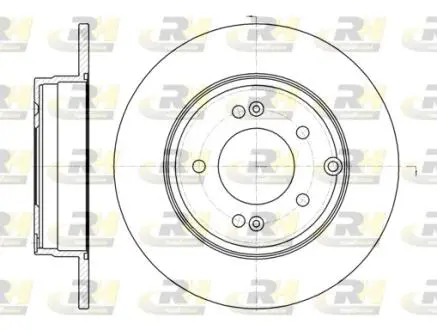 Тормозной диск ROADHOUSE 698900