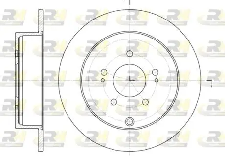 Гальмiвний диск ROADHOUSE 699700