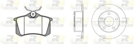 Тормозной комплект на ось (диски, колодки) ROADHOUSE 826300