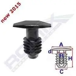 Пістон автомобільний ROMIX RX C60754