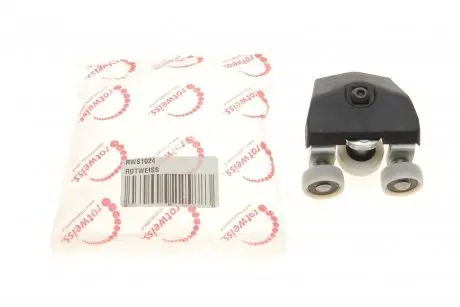 Кронштейн нижний с роликами раздвиж двери без кронштейна Iveco Daily E4 2006-- ROTWEISS RWS1024