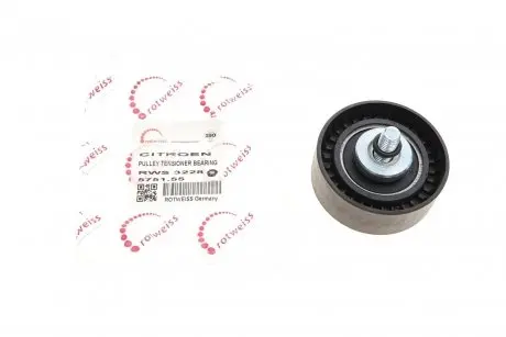 Ролик генератора Fiat Scudo/Peugeot Boxer/Partner 2.0/2.2HDI 99- (натяжний) (70x25) ROTWEISS RWS3228