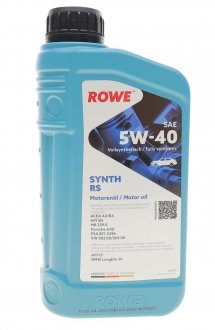 Масло моторное 5W-40 HIGHTEC SYNTH RS (ПАО) 1L ROWE 20001-0010-99