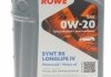 Олива моторна 0W-20 HIGHTEC SYNTH RS LONGLIFE IV (VW 508 00/509 00) (ACEA A1/B1/C5) 1L ROWE 20036-0010-99 (фото 1)