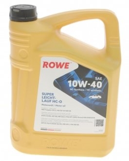 Моторное масло 10W-40 HIGHTEC SUPER LEICHTLAUF HC-O (5L) ROWE 20058-0050-99